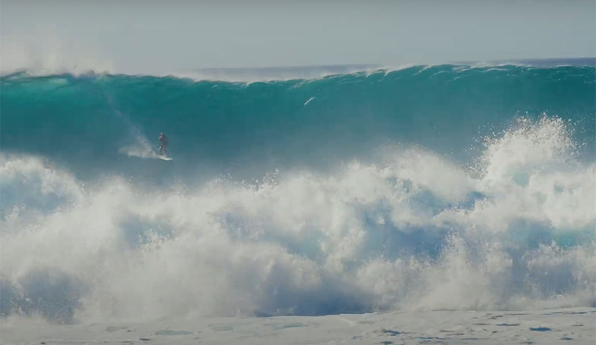 Michael ho surfing Pipeline