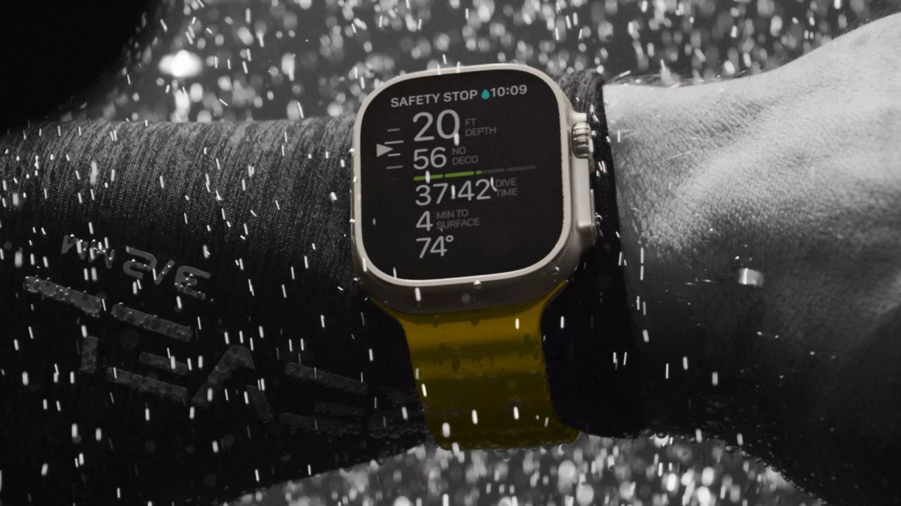Apple Watch Ultra Surf Watch face dive computer