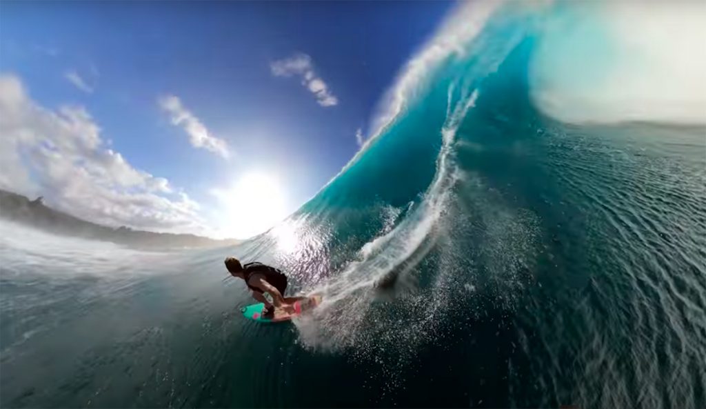 This Is Zane Schweitzer at Jaws During the Eddie Swell