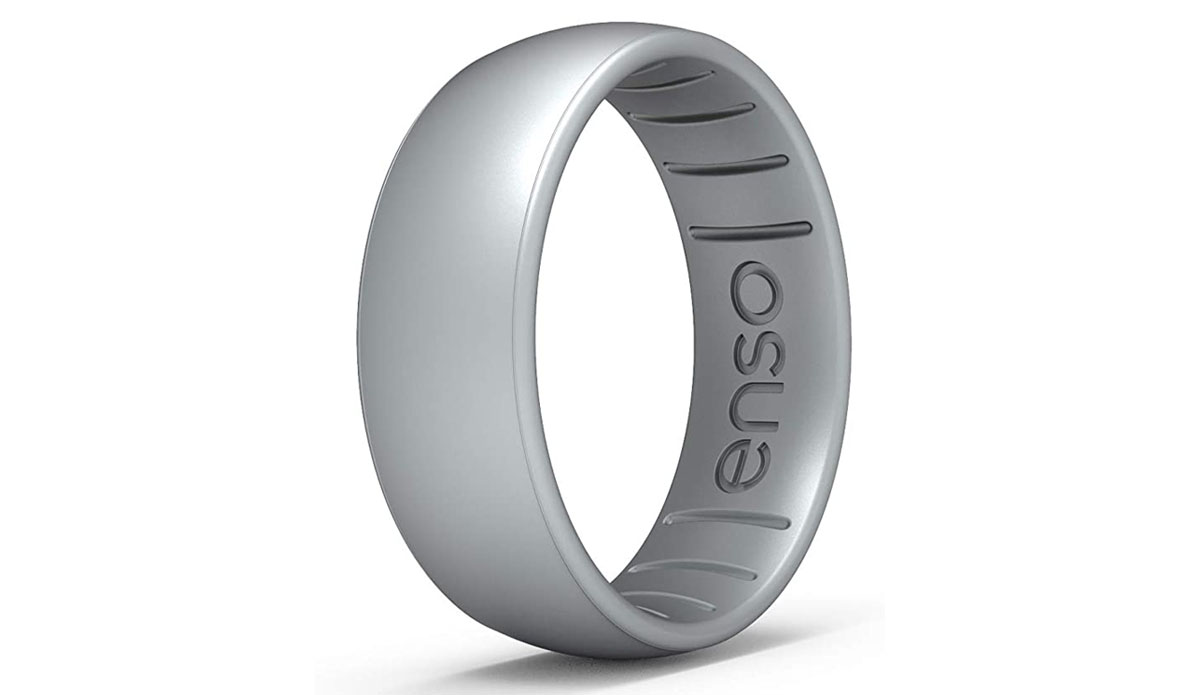 Enso Metallic Silicone Ring
