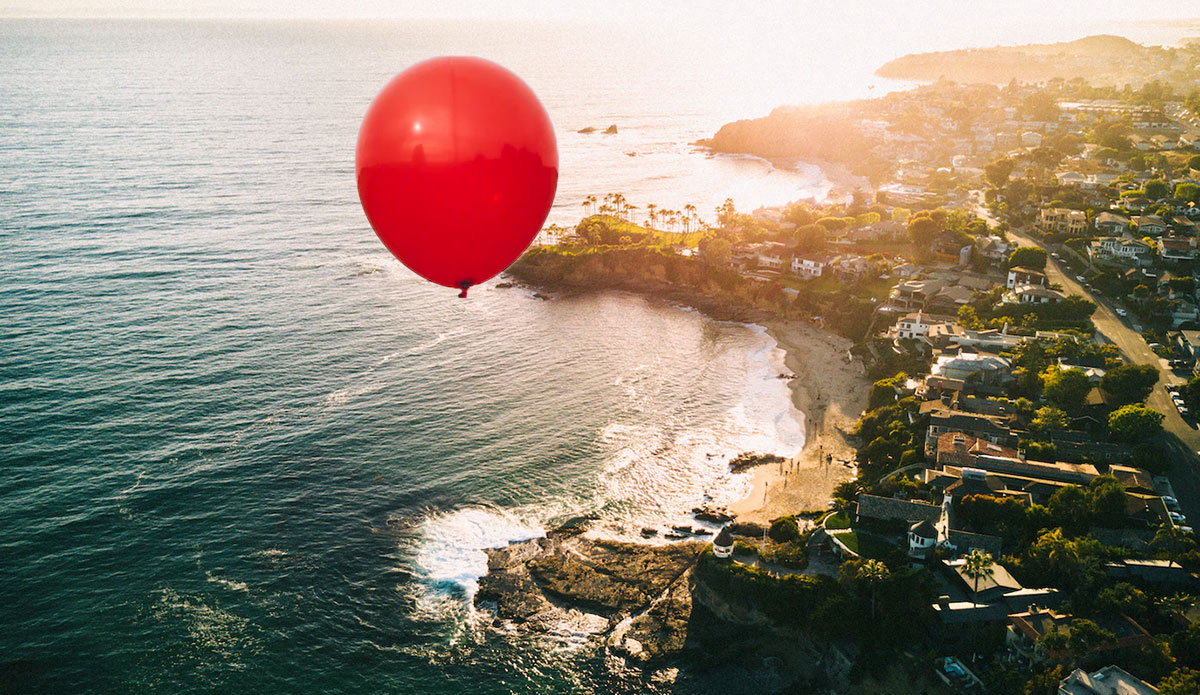 Balloons are banned in Laguna Beach