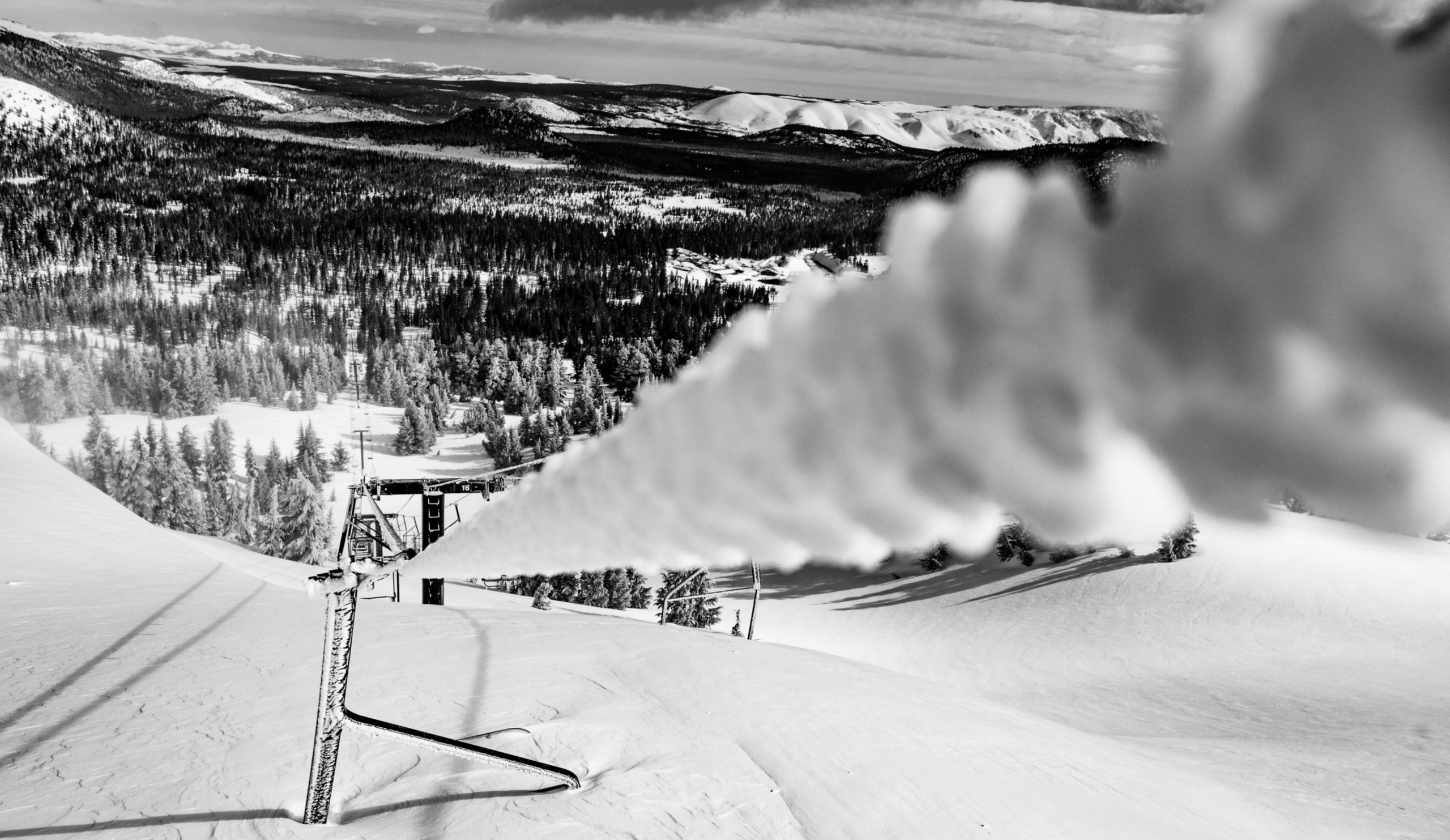 Chairlift buried mammoth