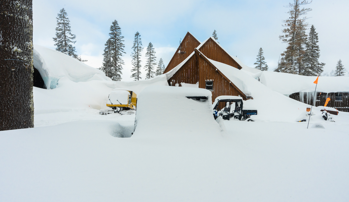 Snow at Sugar Bowl in Tahoe