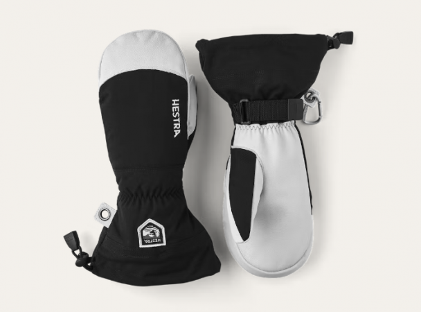 Army Leather Heli Mitt Hestra Best Snowboard Mittens