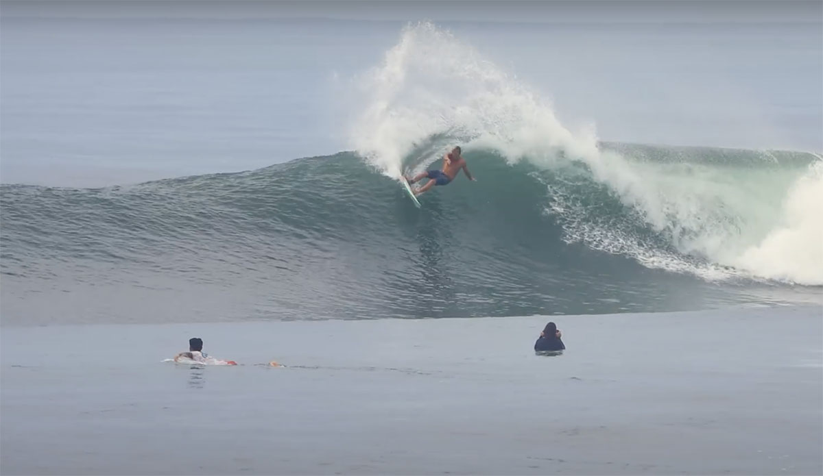 josh Kerr surfing in Bali