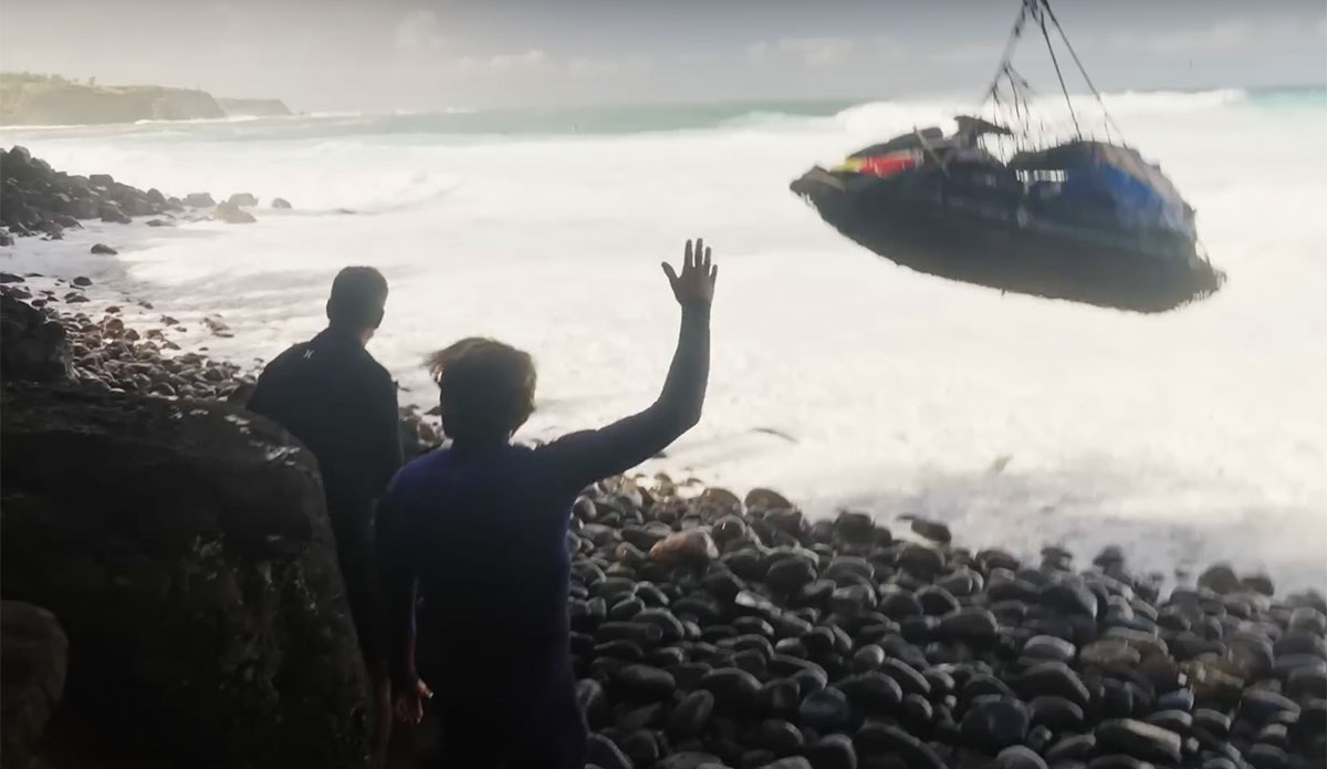 Kai Lenny jaws jet ski rescue