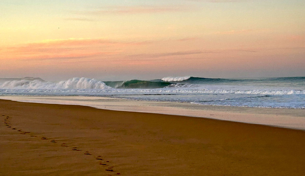 Supertubos at dawn
