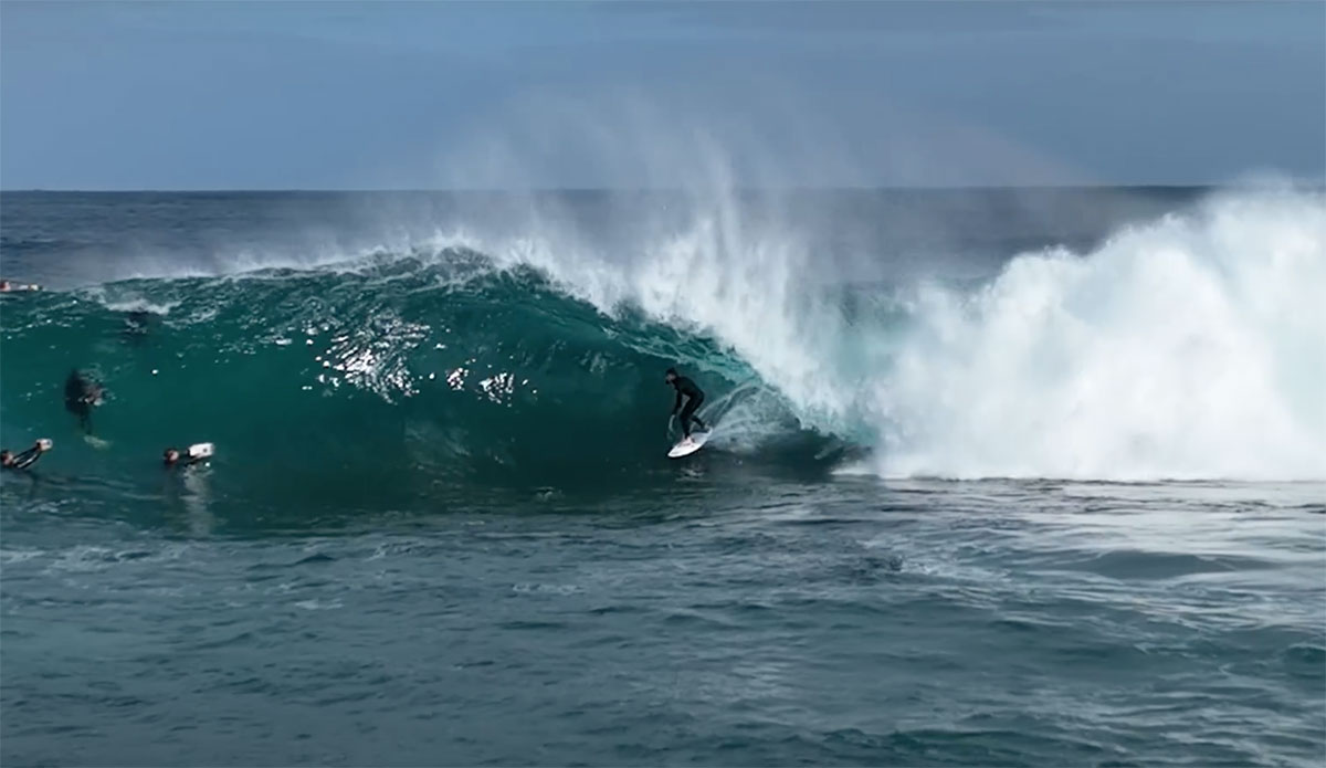 Nathan Florence surfing the Box