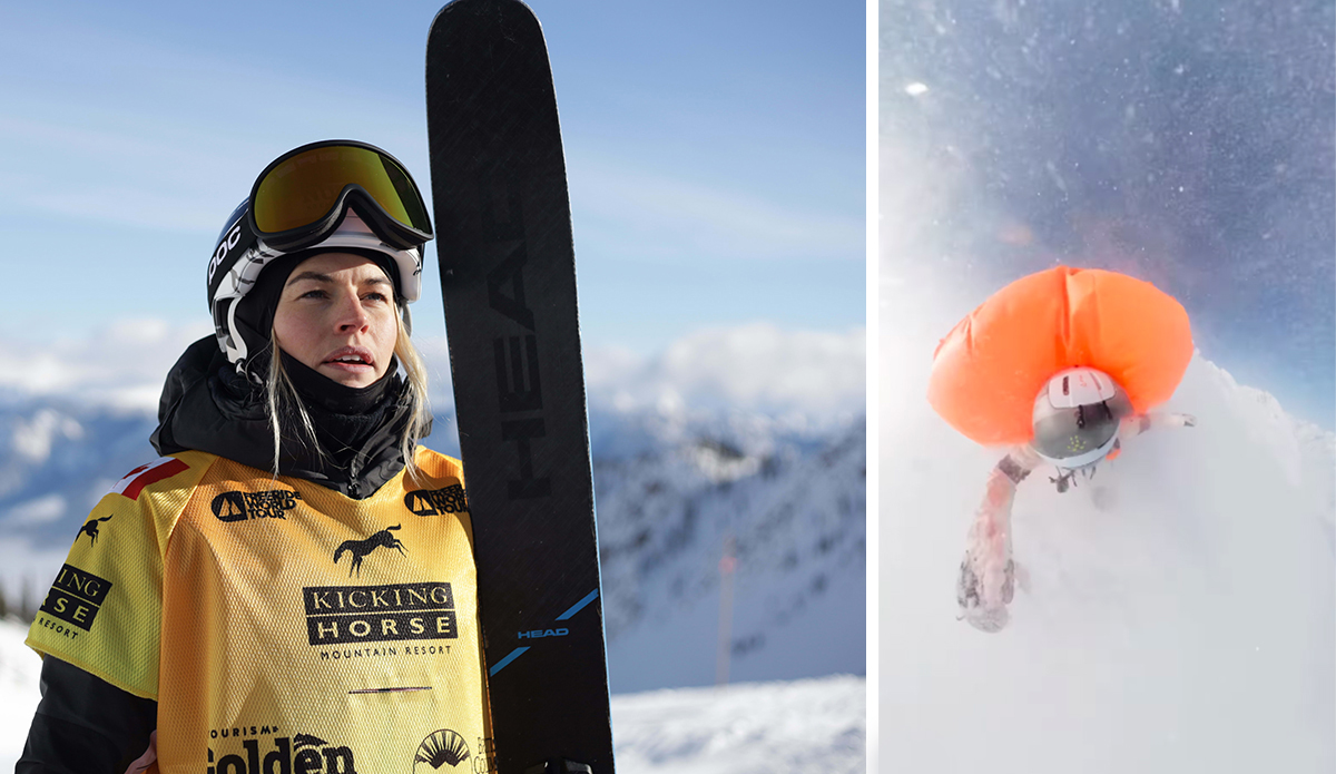 This Is What It Looks Like When an Avalanche Airbag Is Deployed During a Slide