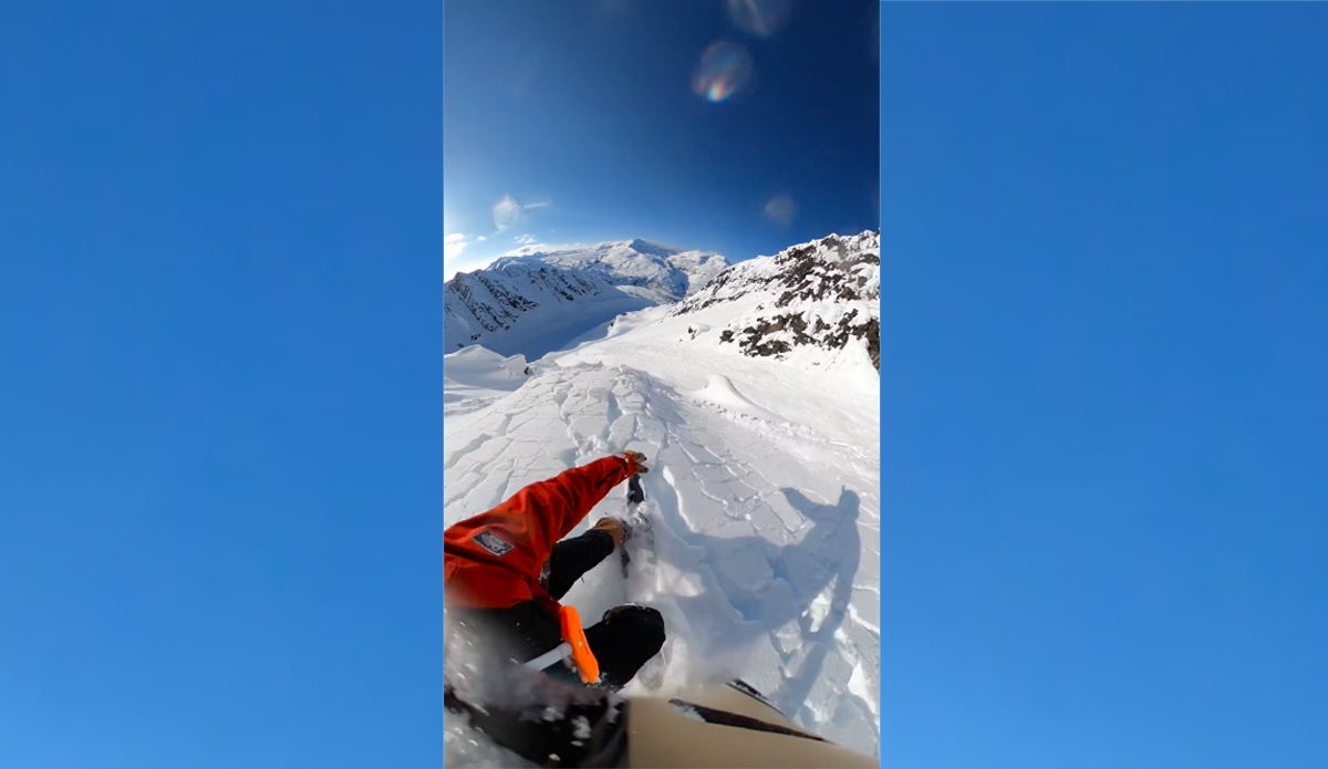 Watch Kai Lenny Navigate an Alaskan Avalanche on a Snowboard