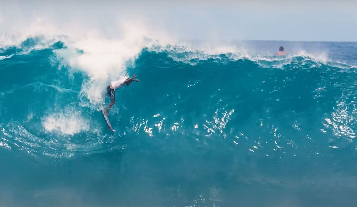 koa rothman surfing late-season Pipeline swell