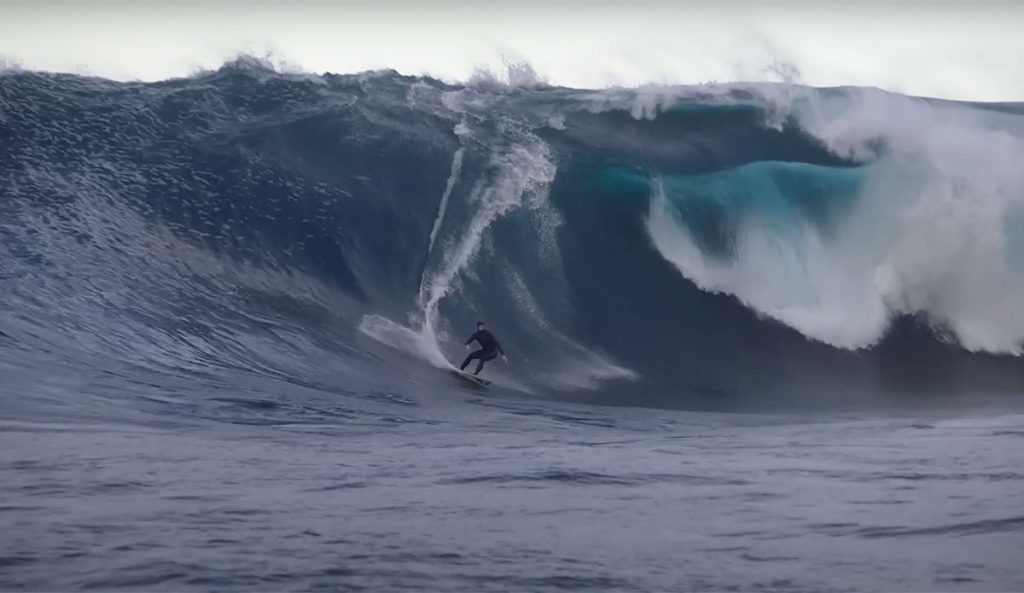 surfing at shipstern bluff