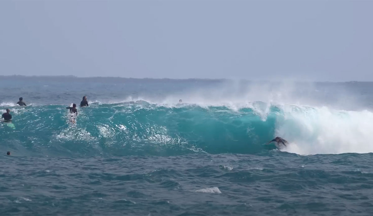 Koa Rothman surfing slab
