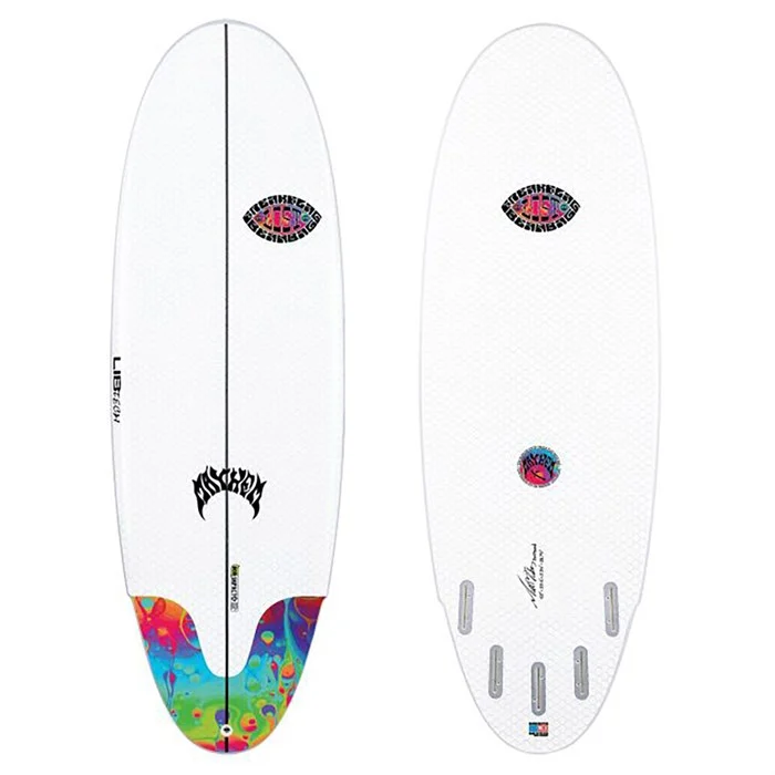 lib tech x lost freak flag bean surfboard
