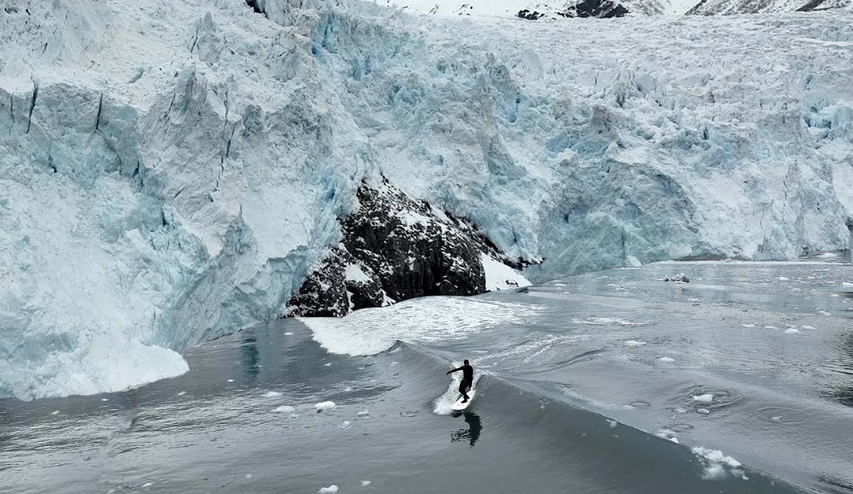 Ben Gravy Just Surfed Calving Glacier Waves
