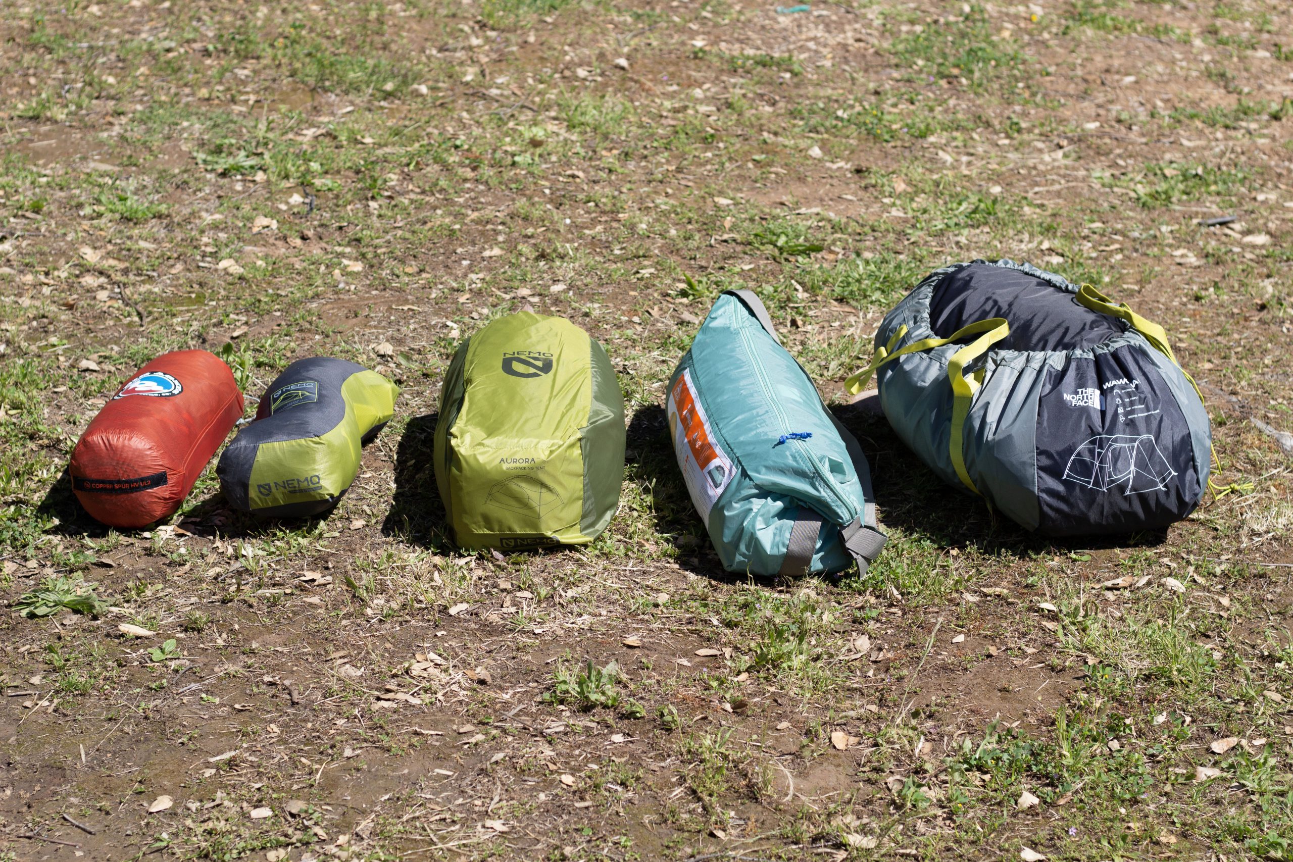Camping Tents packed