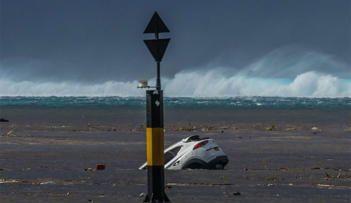 Teahupoo flash flooding