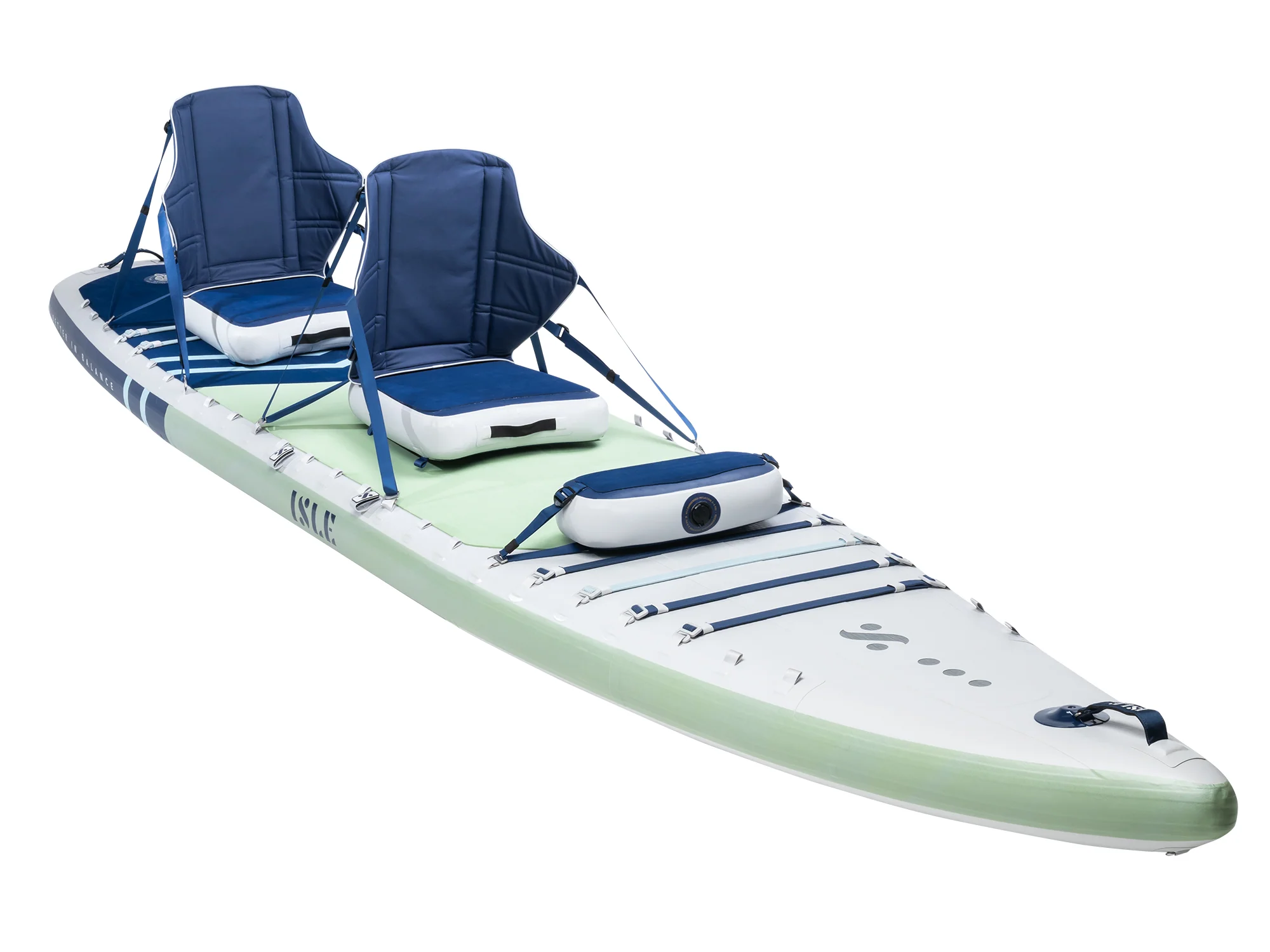 The Explorer Pro with two kayak seats