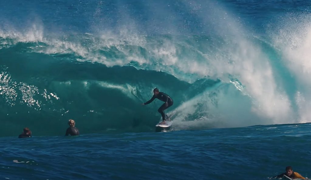 Nathan Florence surfs The Box.