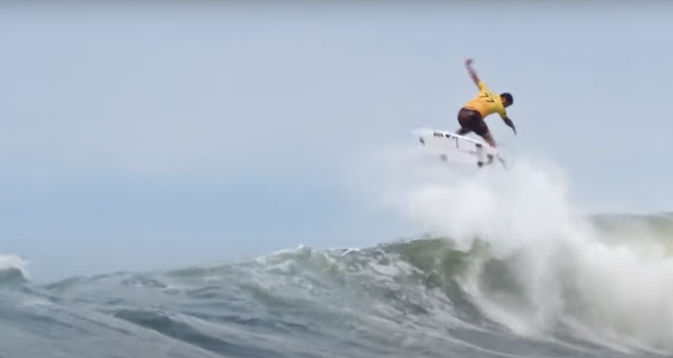Surfer in El Salvador