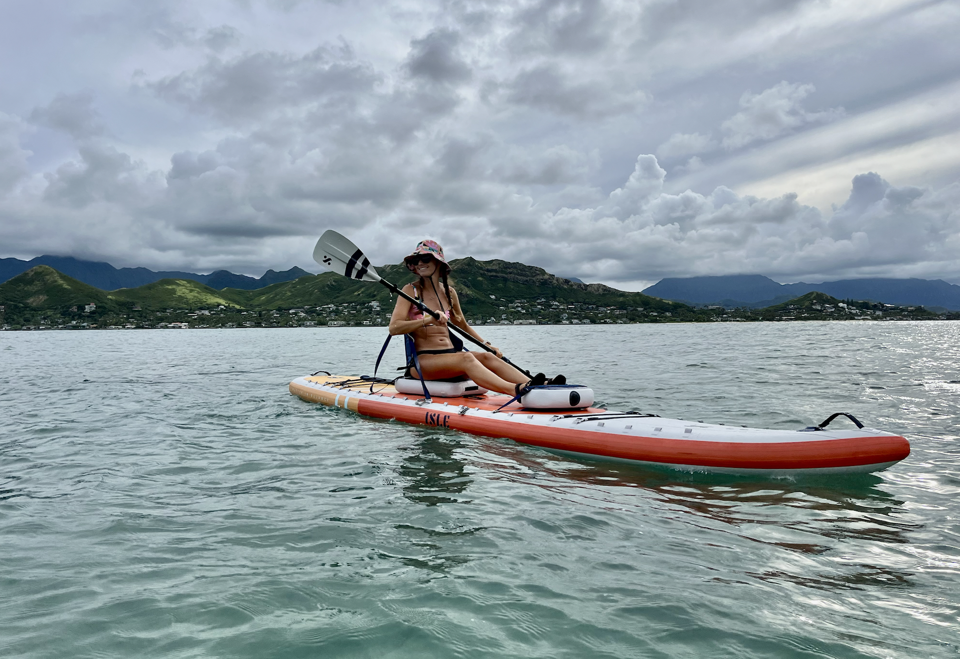 Kayaking on the ISLE inflatable hardboard