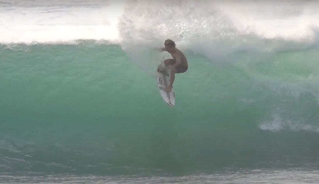 Jackson Dorian surfing in Salina Cruz