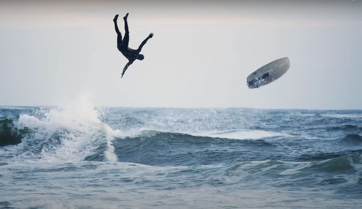 the sickos on jet-powered surfboard