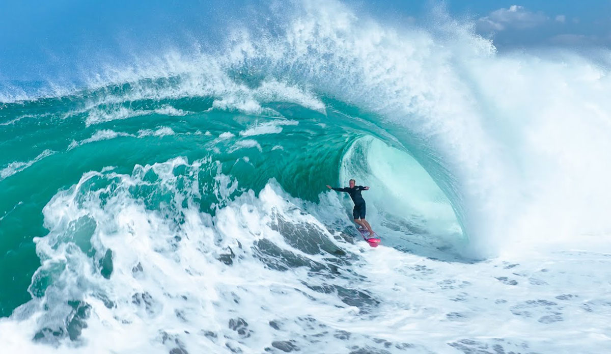 Jamie O'Brien surfing in Mexico