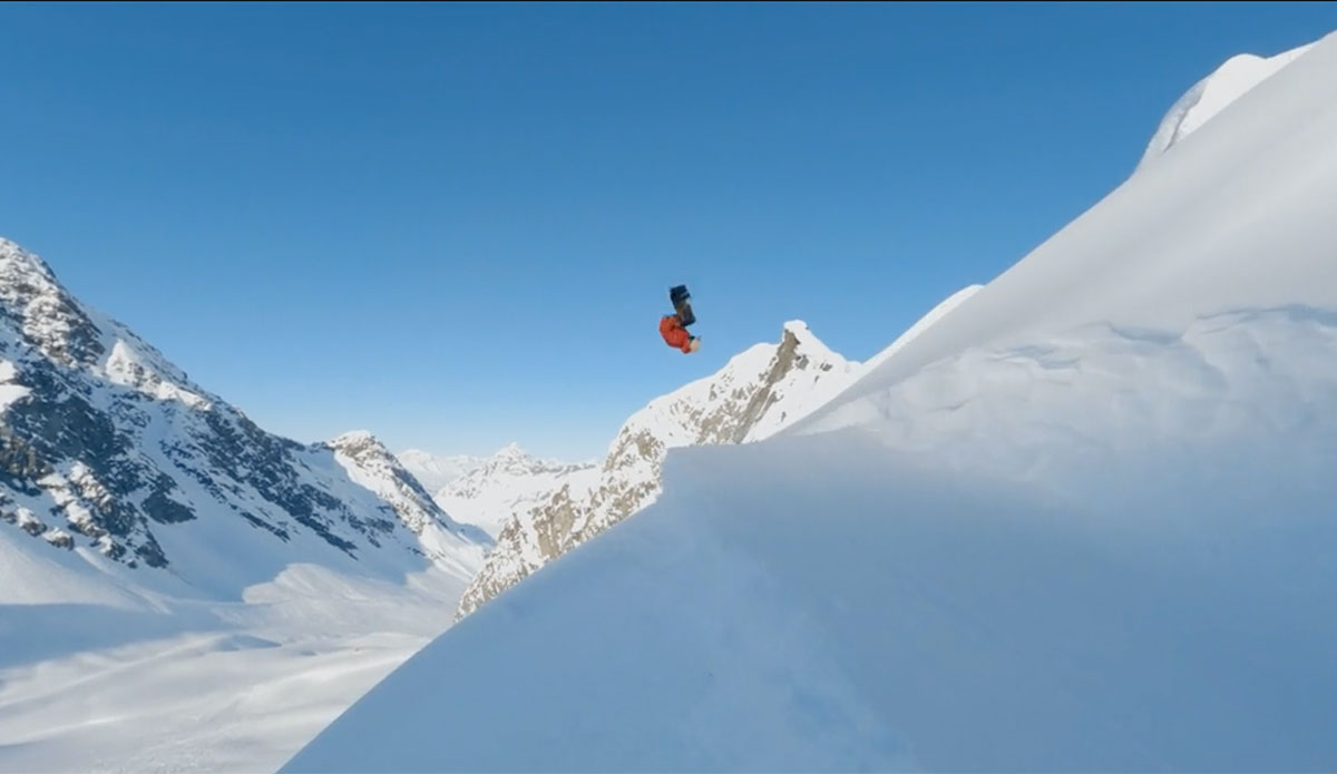 Kai Lenny backflip in Alaska