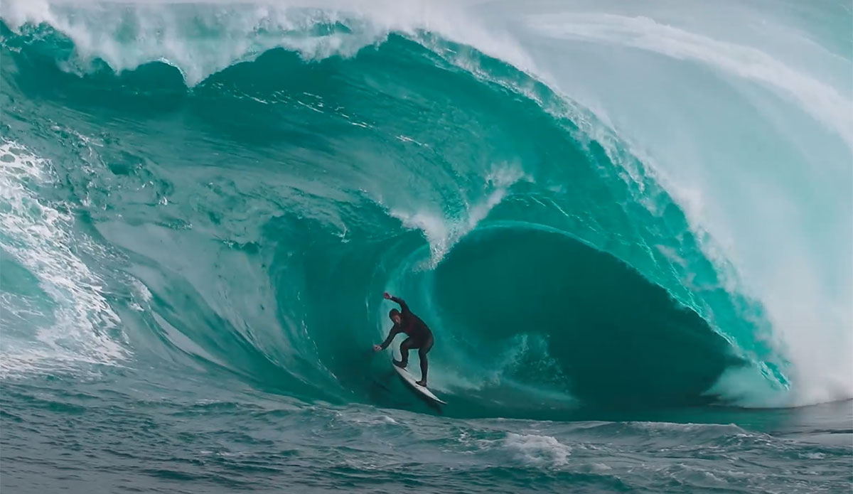 Nate Florence surfing Shipstern Bluff