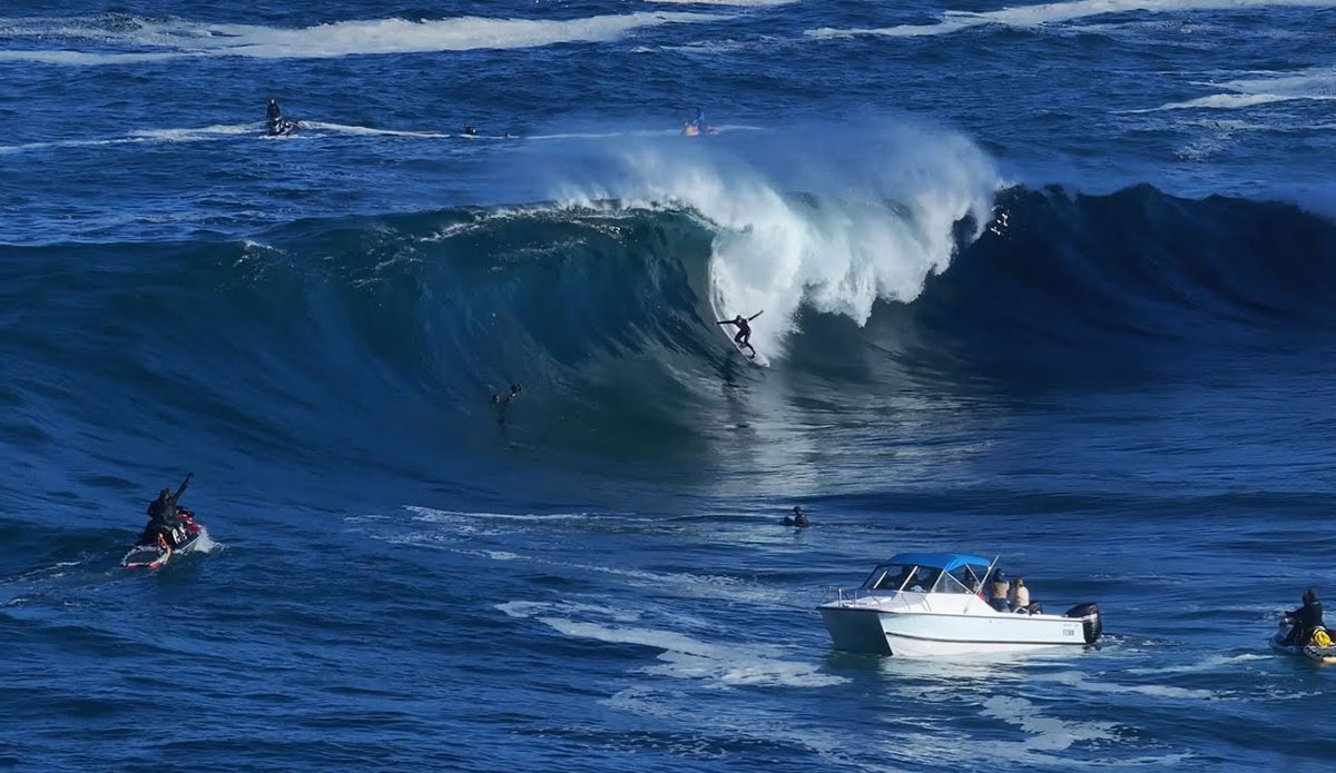 Nate Florence surfing Shipstern Bluff