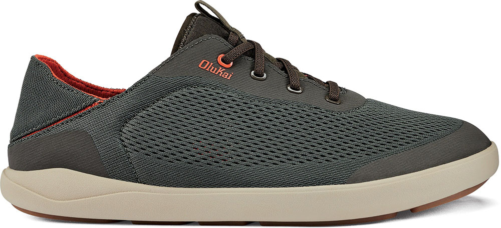 a product shot of the Olukai Moku Pae water shoes, our pick for the most comfortable water shoes.