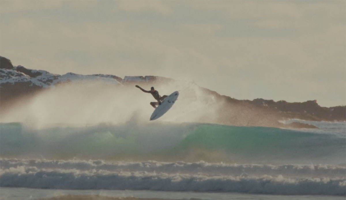 Reed Platenius surfing in Canada