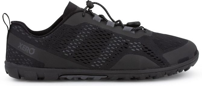 our pick for the best water shoes for swimming was the xero aqua x sport, shown here in a product photo.