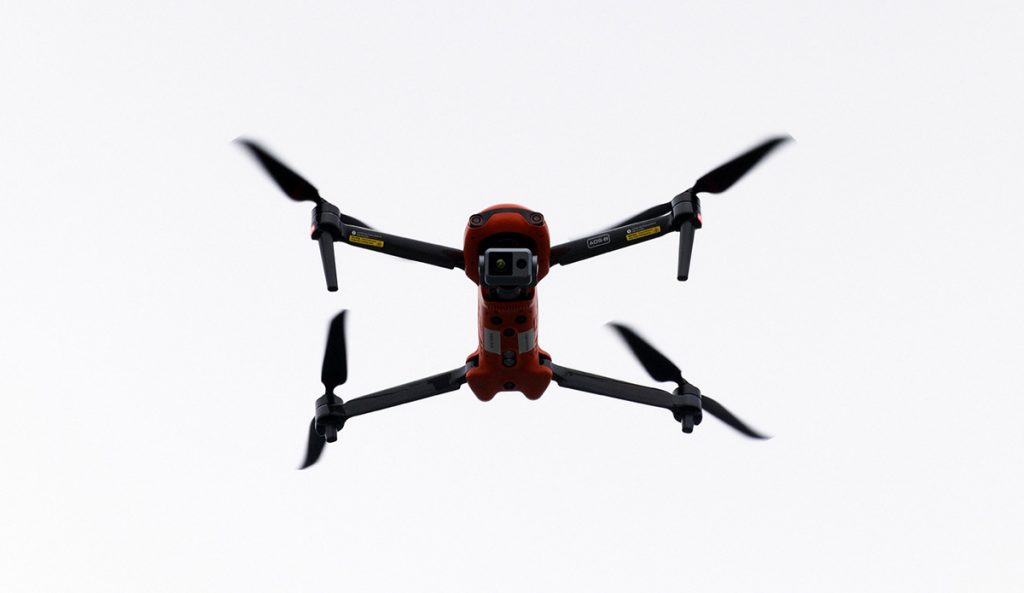 Shark-spotting drone.