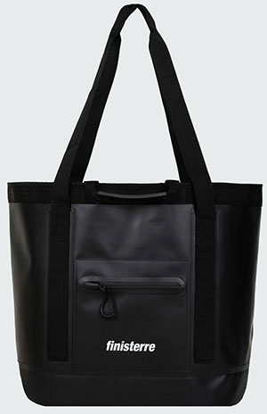 a product shot of the finisterre drift 35l tote, which won our pick for the best waterproof tote.