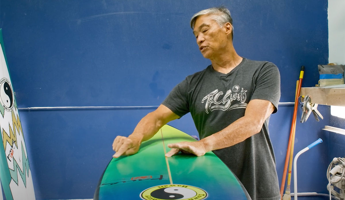Glenn Pang explains surfboard decks