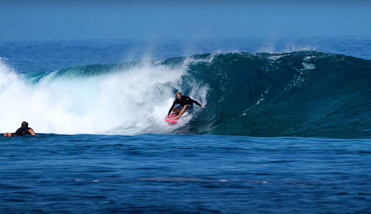 Jamie O'Brien returns to a perfect Tahitian break.