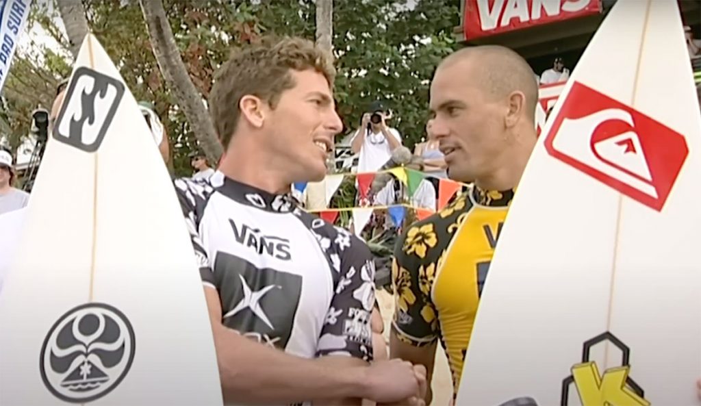 Kelly Slater and Andy Irons