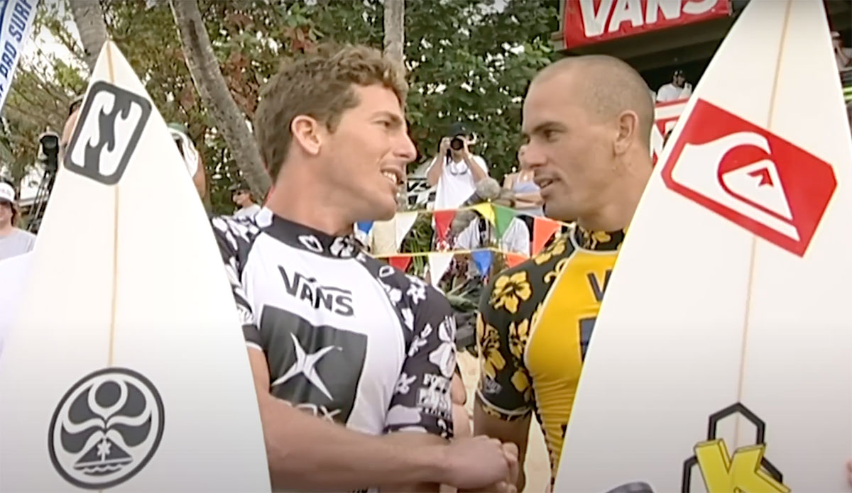Kelly Slater and Andy Irons