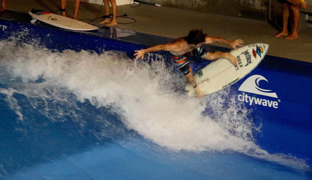 Mason Ho surfing at Wai Kai