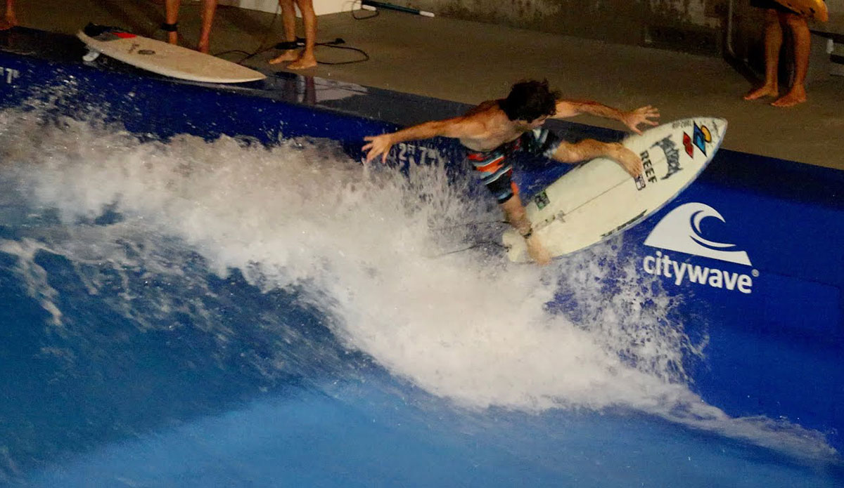 Mason Ho surfing at Wai Kai