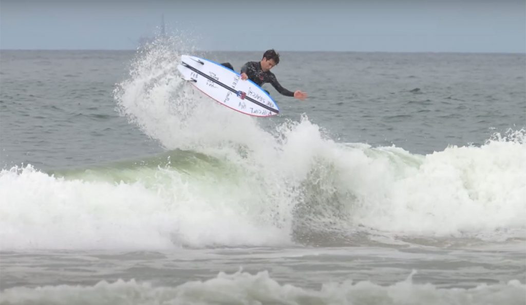Mason Ho surfing in California
