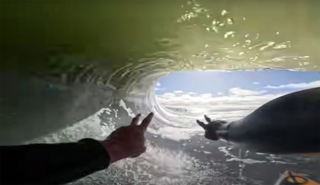 Nic von Rupp and Minute-Long Tubes at Skeleton Bay
