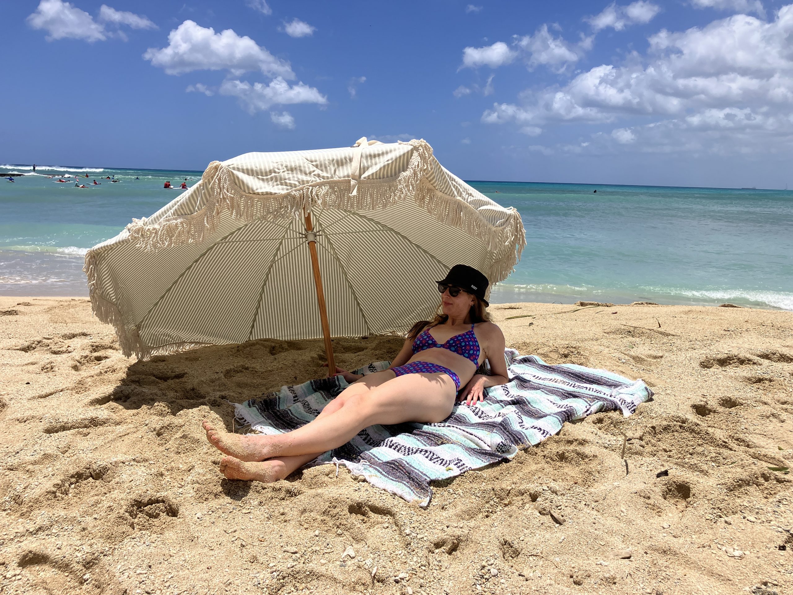 beach umbrellas