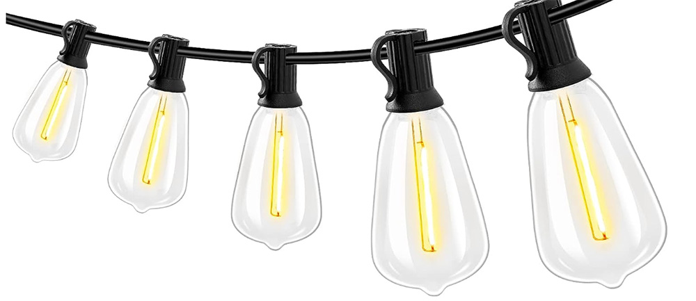these LED string lights were a pick for the best car camping gear.