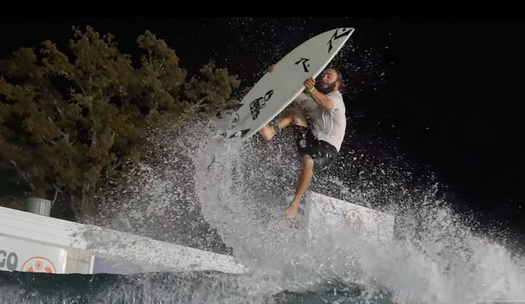 Jacob Szekely surfs Waco