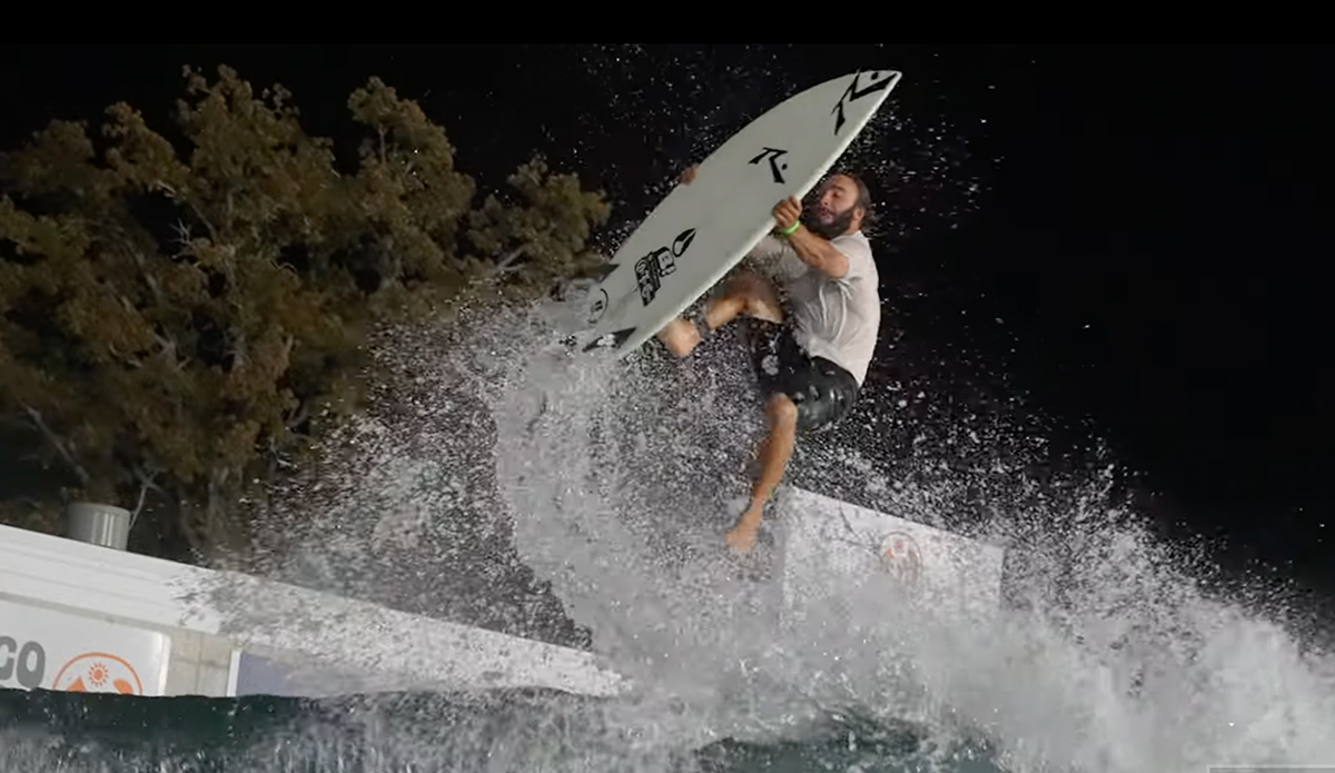 Jacob Szekely surfs Waco