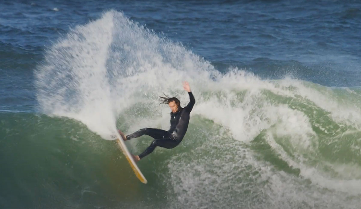 Asher Pacey surfing a quad