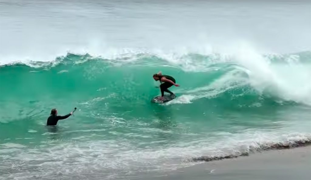 These Simboarders Might Have Gotten the Best Waves of the Hurricane Hilary Swell